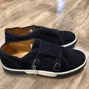 🔥🔥NWT ITALIAN CAMOSCIO BLU NAVY SUEDE SNEAKERS.